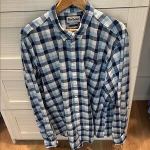 Men’s Barbour Button Down Shirt Size XL EUC